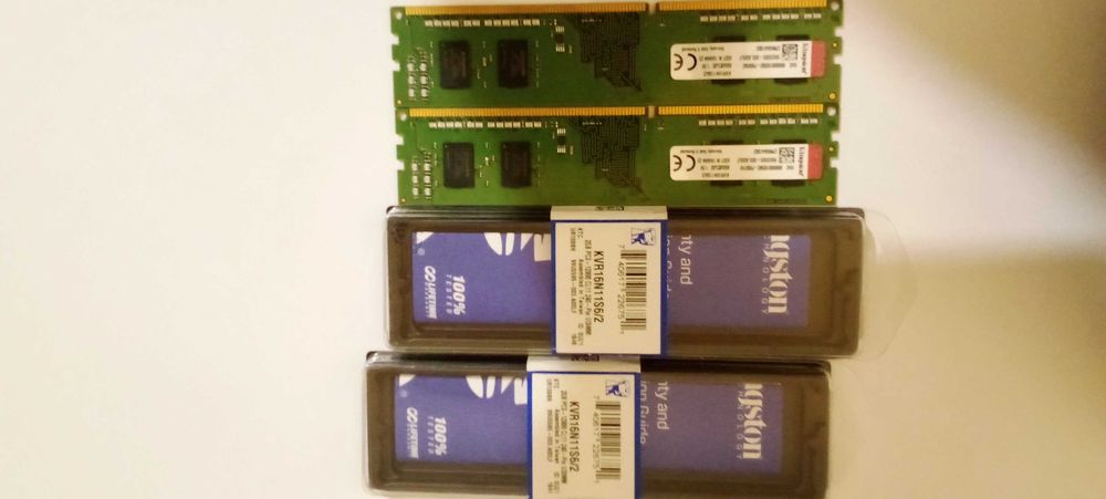 kit de pentes DDR 3 2x2GB kingston DDR3-1600 CL11 SDRAM64729592298625121