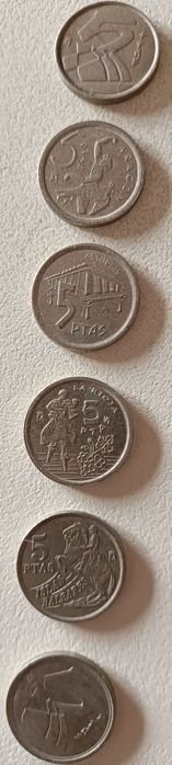 Moedas Europa. ESPANHA. Pesetas.