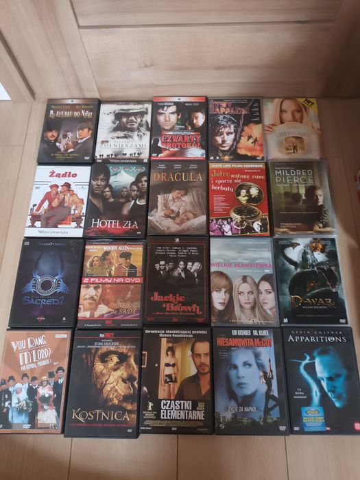 Filmy DVD pakiet 90 sztuk