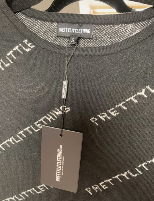 Nowa Obcisła sukienka, dzianinowa; PrettyLittleThing