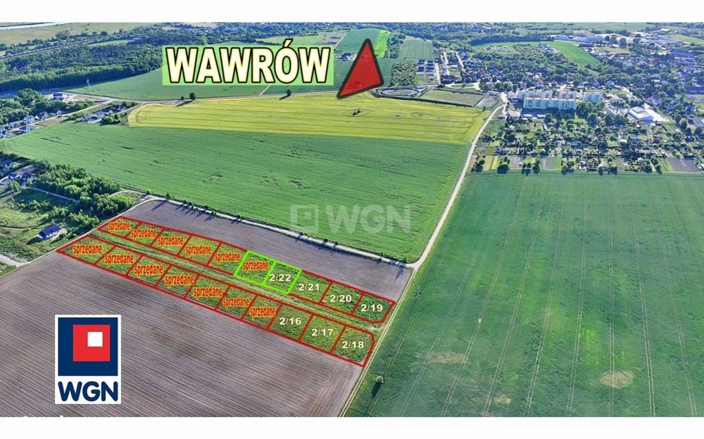 Atrakcyjne działki budowlane pod Wawrowem