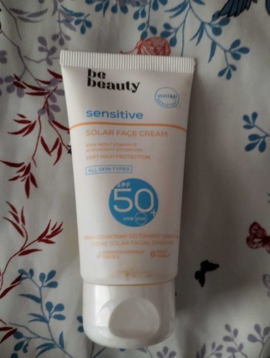 BE BEAUTY Krem ochronny przeciwsłoneczny do twarzy SENSITIVE SPF 50+