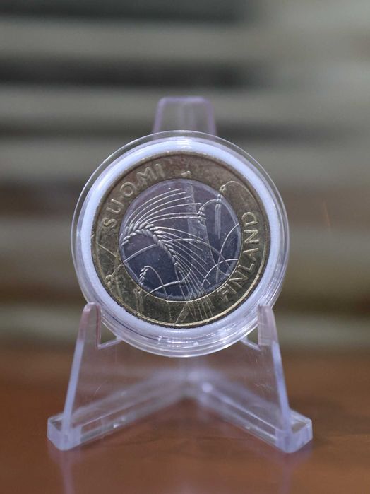Finlândia Moeda 5€ Bimetálica - 2011 - Províncias Históricas – Savónia