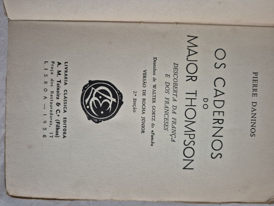 Cadernos do Major Thompson (Descoberta da França e dos Franceses)