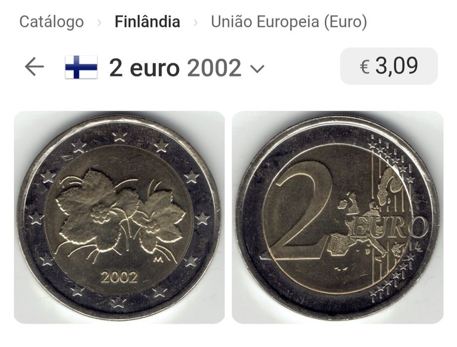 Moeda 2€, Finlândia 2002