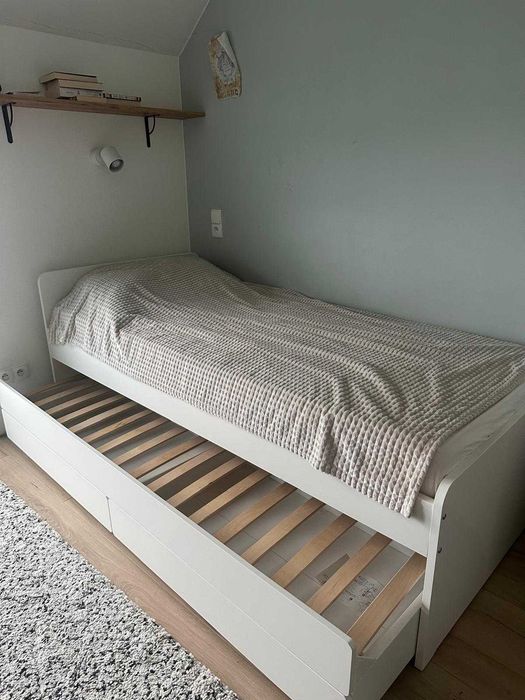 łóżko i szafa ikea stan bdb