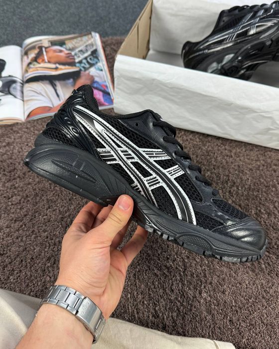 Кросівки Кроссовки Asics Gel-Kayano 14 Black Silver Чёрный Серебрянный Чорний Срібний Кросовки демісезон