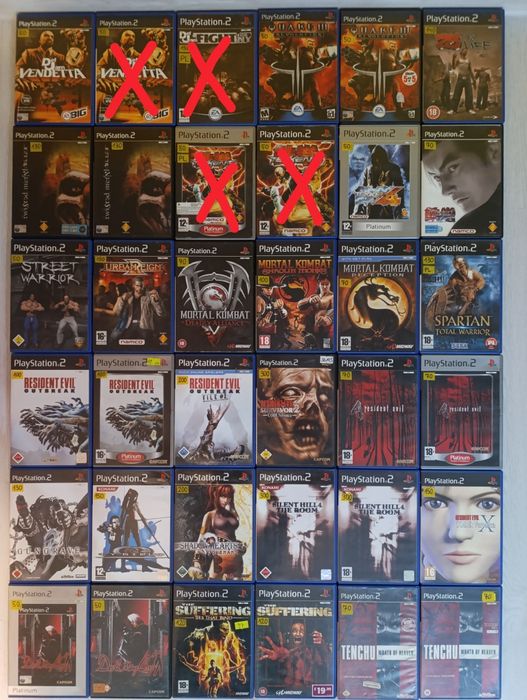 Kolekcja gier na PS2 * Nr. 5/9 * Sprawdź * 313 Pozycji * wysyłka gry *