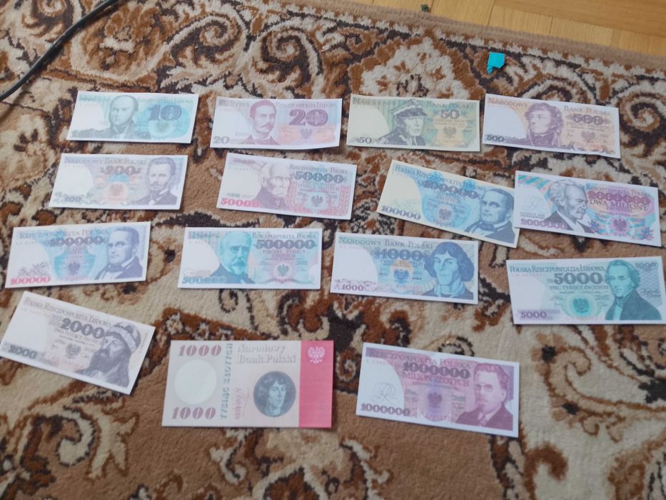 Banknoty PRL kolekcjonerskie