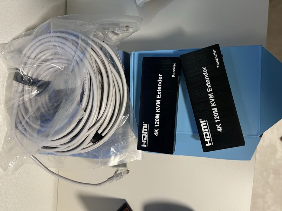 Подовжувач hdmi 4k 120m через Ethernet rj45