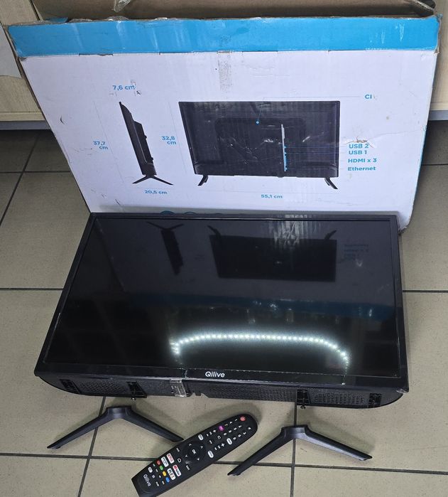 Telewizor Qilive Q24HS231 24" HD DLED, Smart TV,Netflix, WiFi Strumień