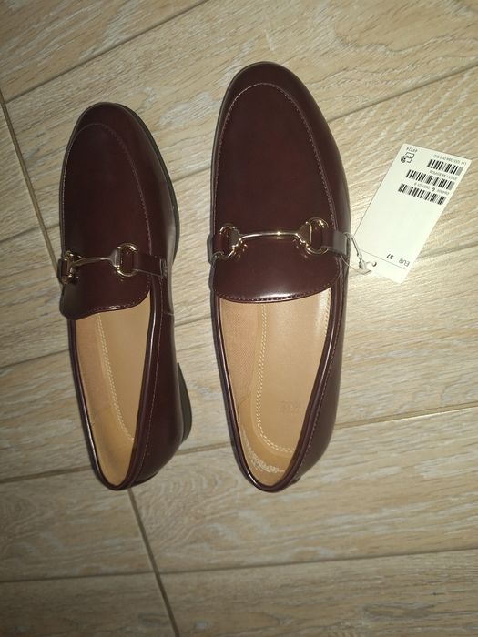 Лофери H&M, бордові, нові, 37р