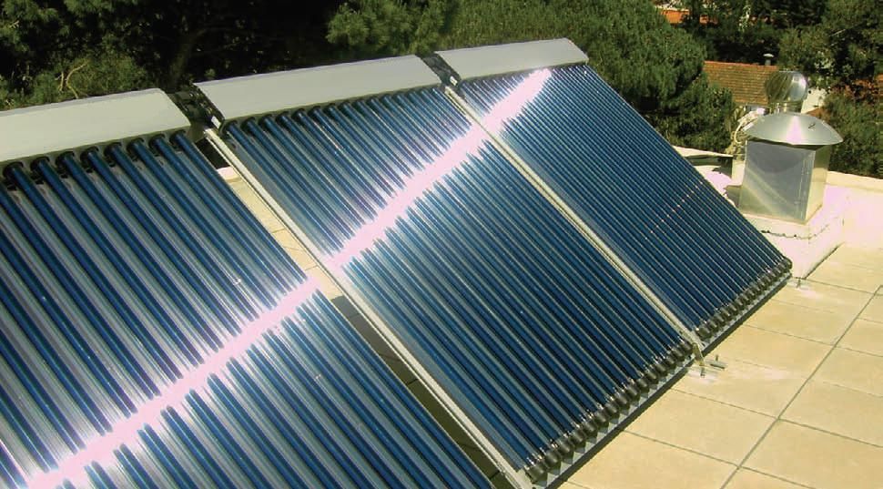 Painel Solar Heat Pipe com 30 Tubos de vácuo de última geração
