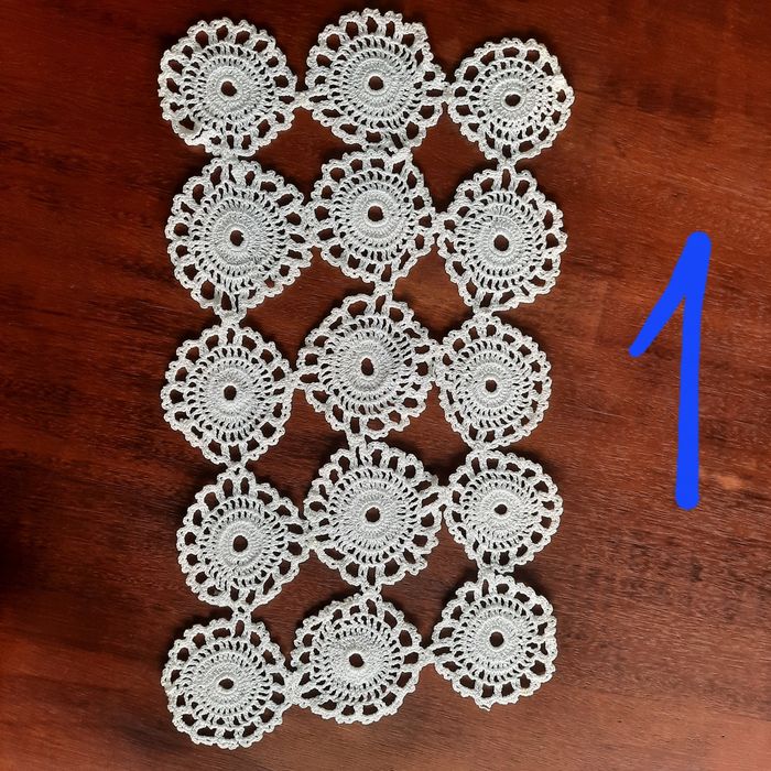 Rendas de crochet antigas diversas