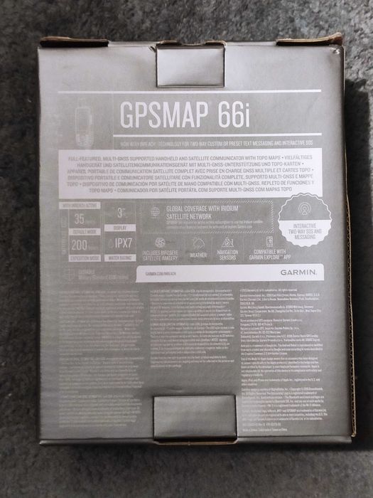 Навігатор GARMIN GPSMAP 66i