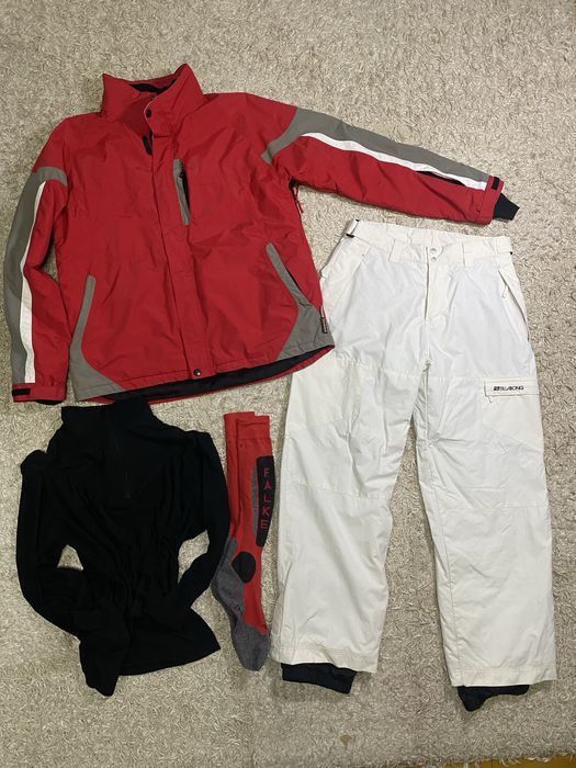 Гірськолижний костюм L-XL:лижна куртка /штани