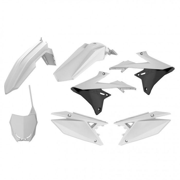 kit plasticos polisport branco suzuki rm-z 250 / 450