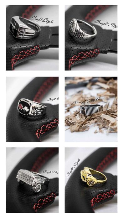 Anel Petrolhead Chevrolet,Ford, Mustang, Indian Motorcycle ou Corvette