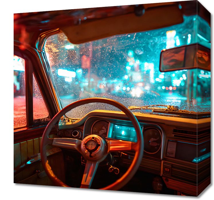 Obraz 40x40cm Nocny Kierowca