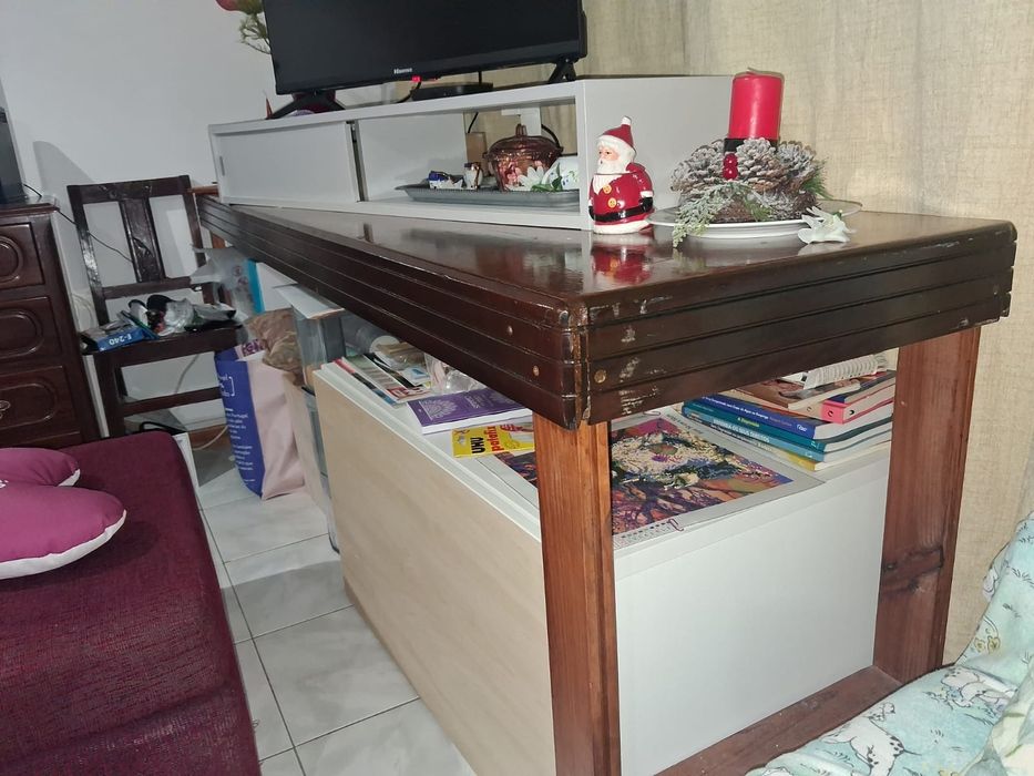 Mesa de madeira maciça434690421540802563