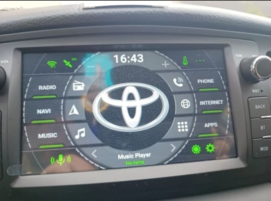 Entregas grátis zona grande Porto Rádio Android 14 Toyota Corolla E120
