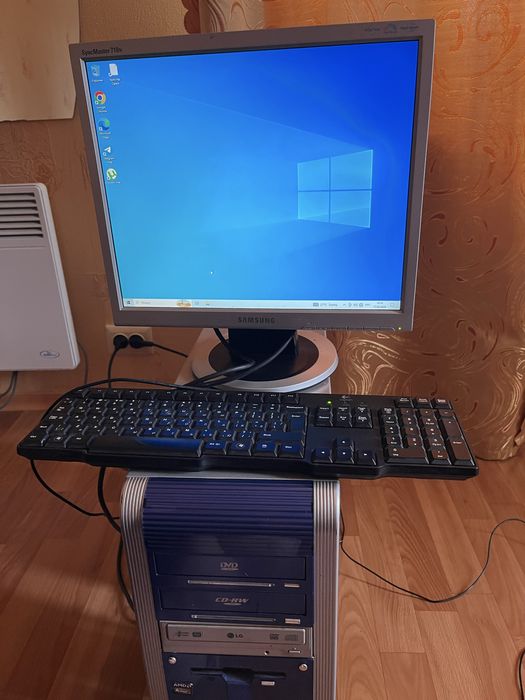 Продам ПК+ монітор Samsung + колонки( повний комплект)