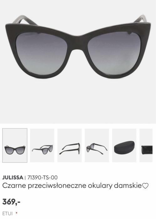 Okulary przeciwsłoneczne Kazar, nowe