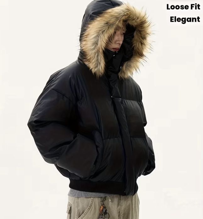 куртка зимова бомбер Alyaska Аляска з хутром