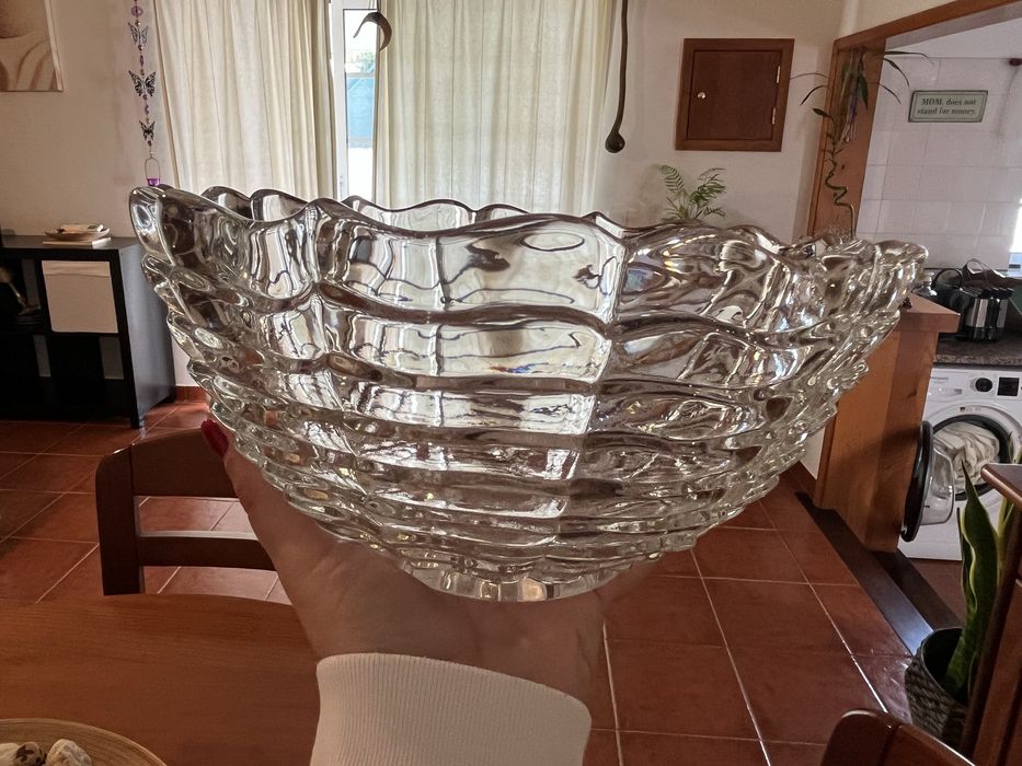 Saladeira em vidro vintage