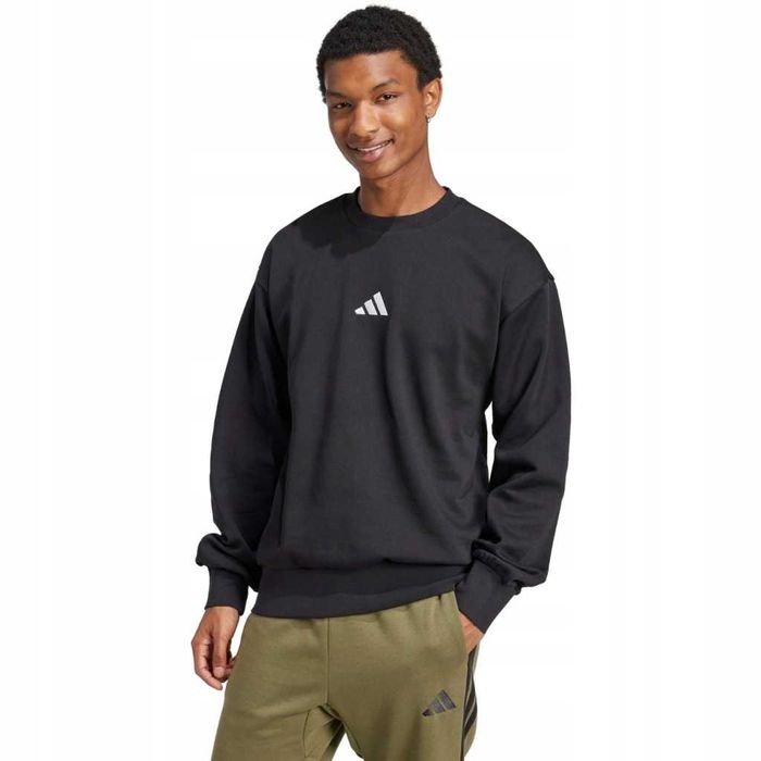 Bluza męska adidas Essentials Feelcozy Fleece czarna JE3794 L