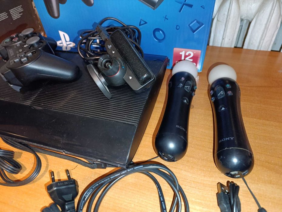 Konsola Ps3 Super slim 12Gb Stan Idealny z kartonem Nr Seryjne Zgodne