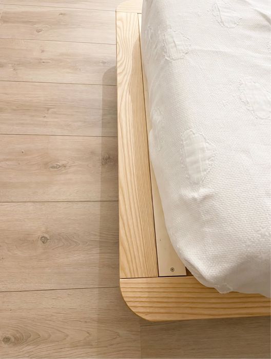 Cama Anielle Kave Home + colchão Royal Sleep
