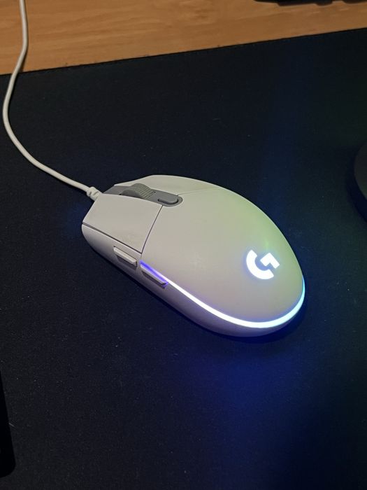 Игровая мышь Logitech G102 Lightsync (White)