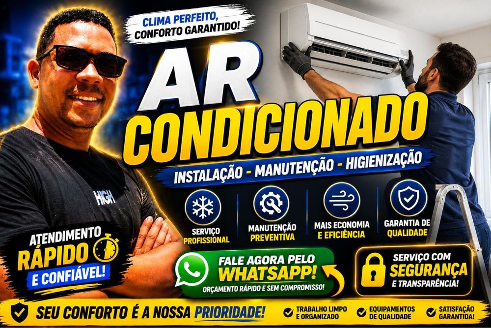 Ar condicionado para o seu conforto.