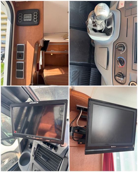 Autocaravana Ford 2009 cama central, 2.2tdci, 6velocidades, ar cond