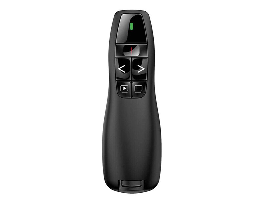 Apresentador PowerPoint sem fio Ponteiro Laser R400 2.4Ghz USB