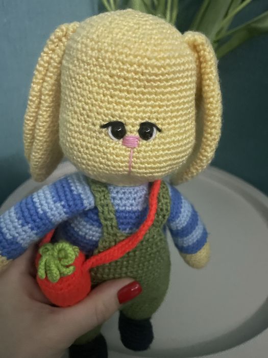 Амигуруми зайка ручная работа