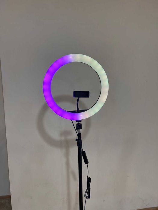 Кільцева світлодіодна лампа RGB LED MJ36 36 см