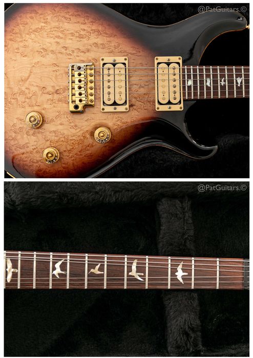 1989 PRS Custom 24 Brazilian Burl 10 Top