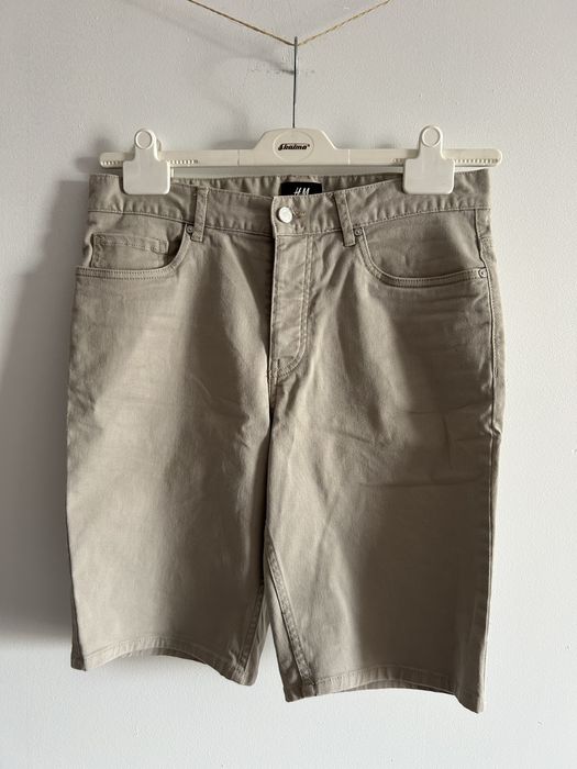 Szorty beżowe męskie H&M