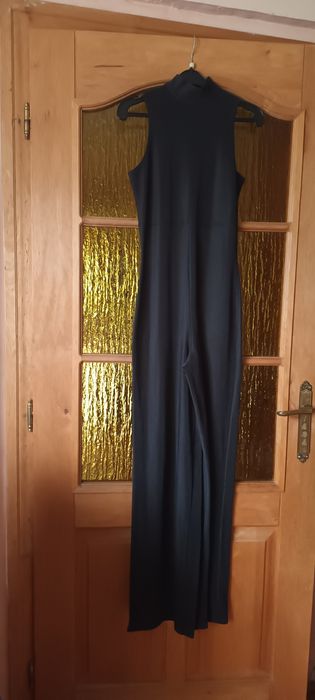 Kombinezon czarny z szerokimi nogawkami roz. S-M