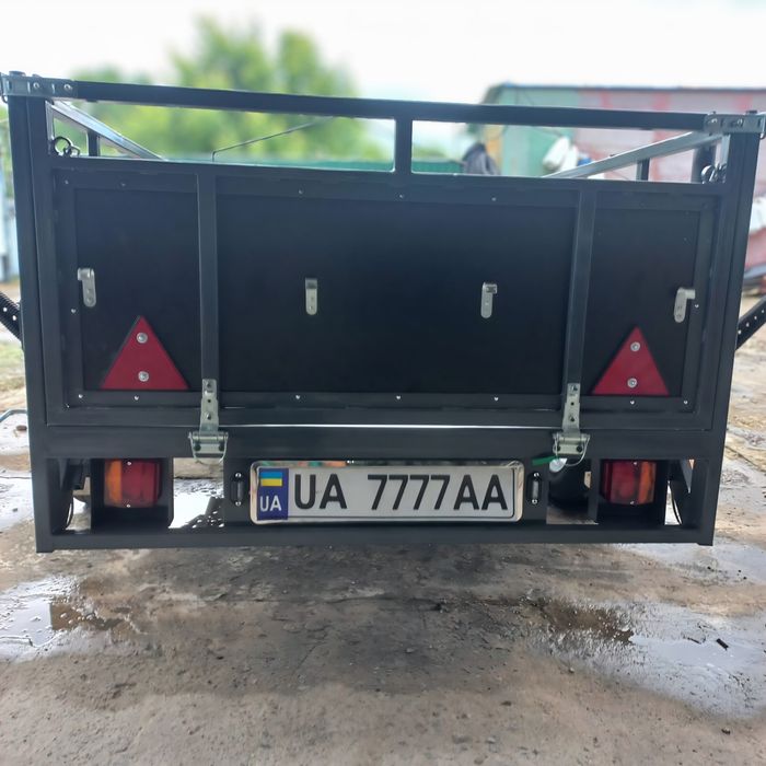 Посилений легковий одноосний причіп (на німецьких комплектуючих) НОВИЙ