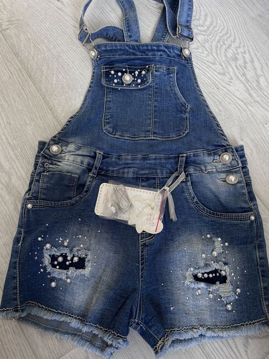 Новий Джинсовий комбінезон для дівчинки