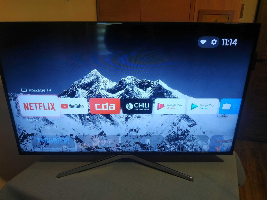 TV 40" Samsung + Smart box WIFI Android TV Netflix YouTube