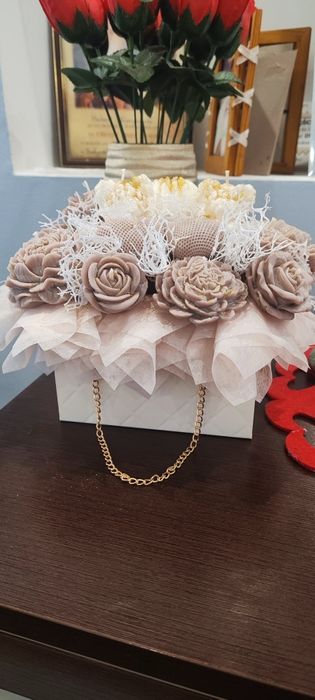 Flower Box z naturalnego wosku sojowego