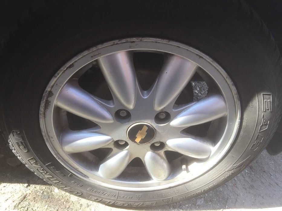 Оригінальні диски Chevrolet Tacuma/Rezzo R15 + гума Goodyear 195/60