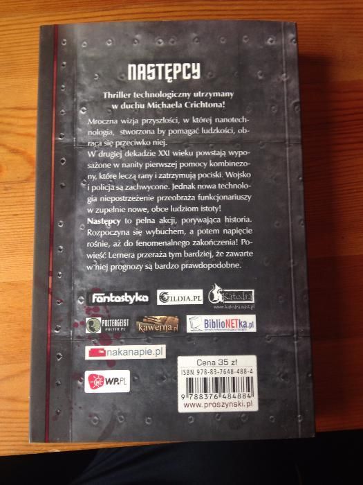 Książka "Następcy" Edward M. Lerner