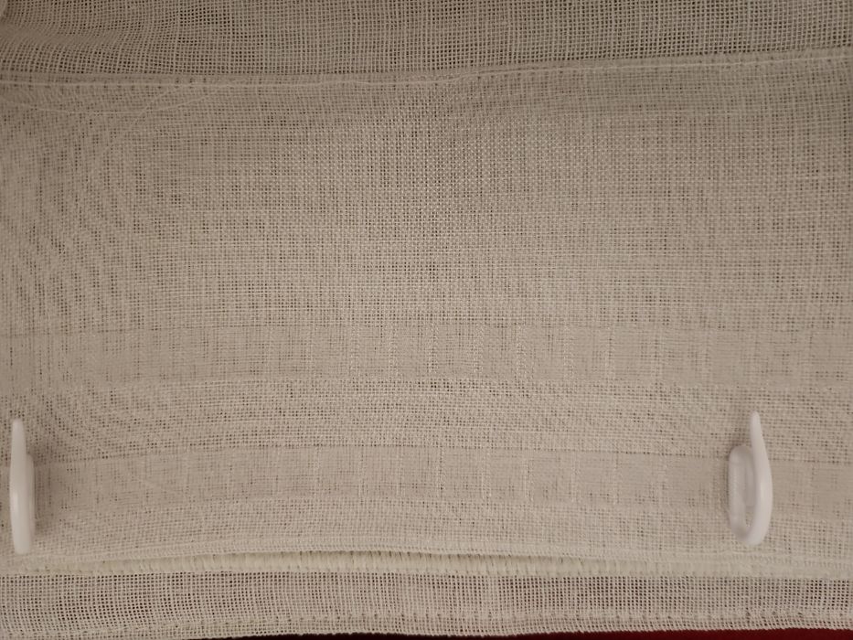 Dois cortinados  transparentes 7,3m largura