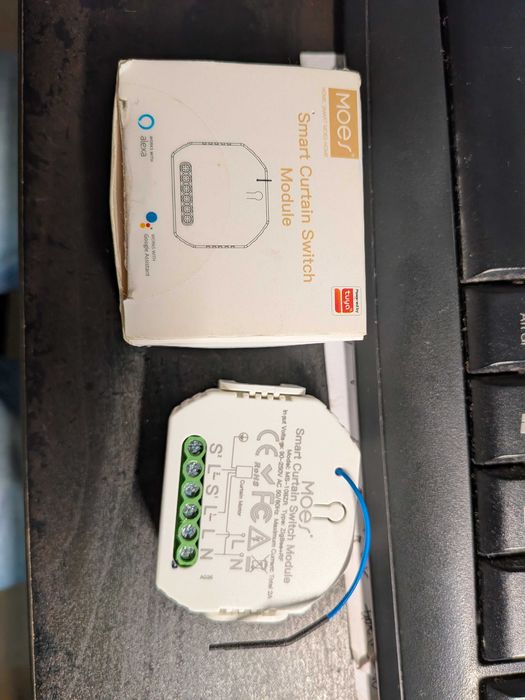 5 Controladores cortinas Moes Zigbee & RF433 + comando