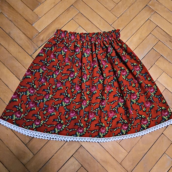 Spódnica góralska krakowska folk rozmiar 152